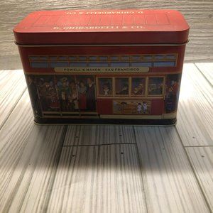Collectible Ghiradelli Chocolate Cable Car Tin